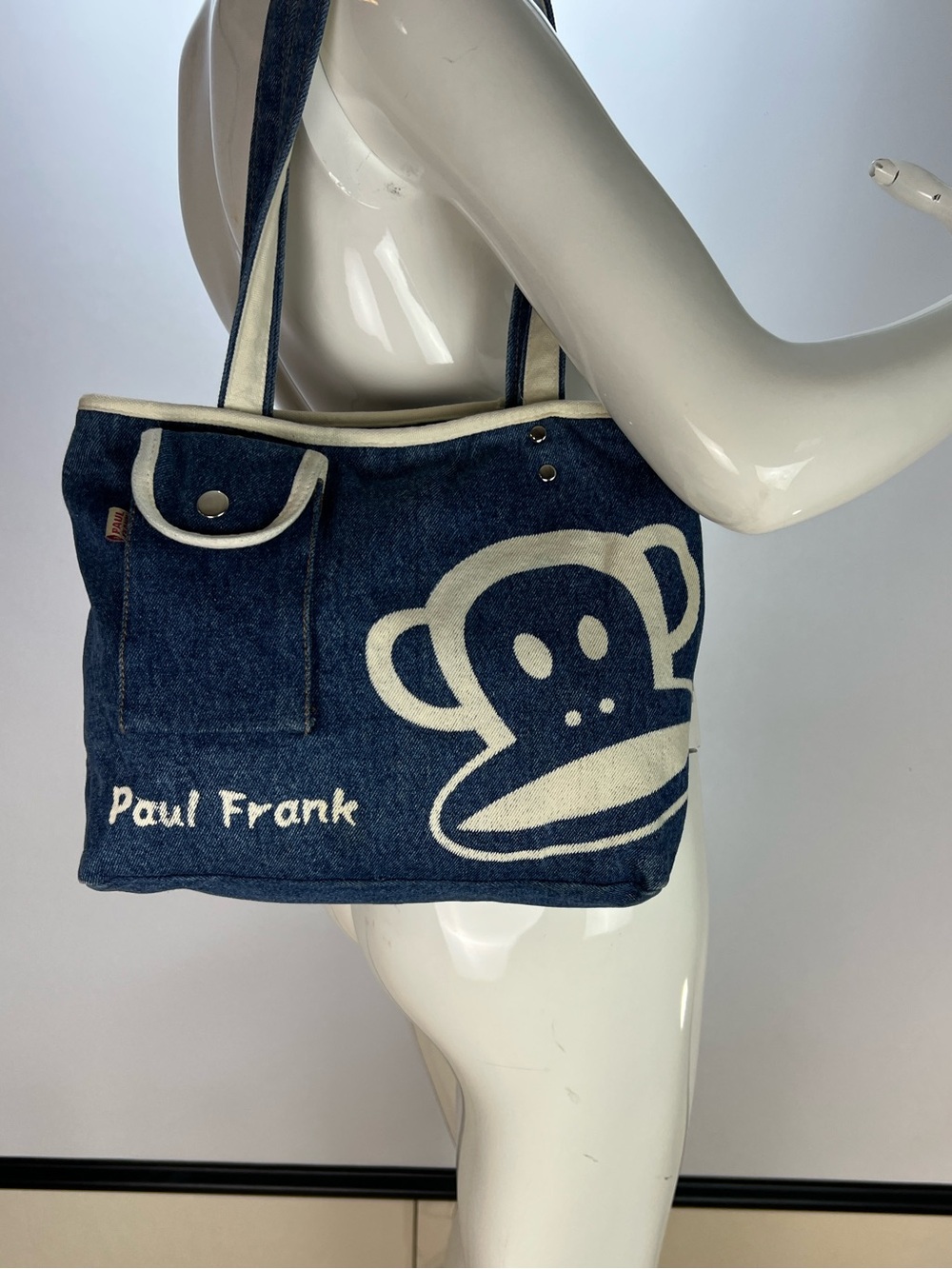 Y2k Paul Frank Navy Denim shoulder bag vintage Gem